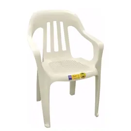 Silla Plastica Fiesta Blanca
