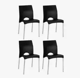 Juego De 4 Sillas Boston Patas De A...