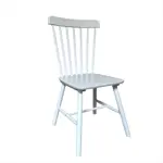 Silla Comedor Cocina Windsor Hamburg Estructura Madera Maciza Blanco