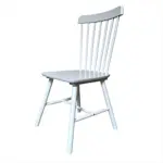 Silla Comedor Cocina Windsor Hamburg Estructura Madera Maciza Blanco