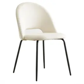 Silla De Comedor Cocina Mylo Tapizado En Terciopelo ...