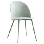 Sillas De Comedor Cocina Vinti Polipropileno Y Base De Caño Verde Claro