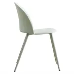 Sillas De Comedor Cocina Vinti Polipropileno Y Base De Caño Verde Claro