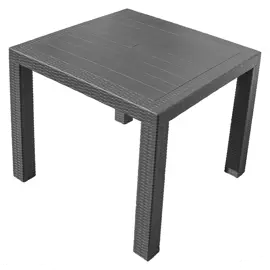 Mesa Cuadrada Rattan 80X80 Hk001 Ng...
