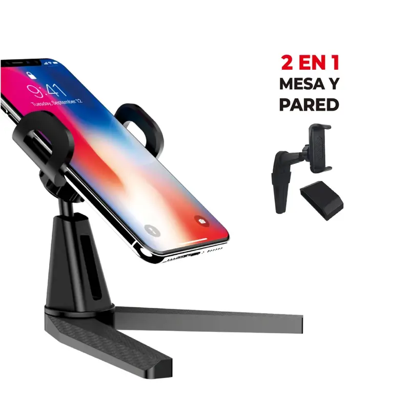 Soporte para Celular 2 en 1 Mesa y Pared | Skyway