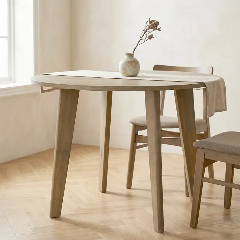Mesa De Comedor Skien Con Patas Macizas