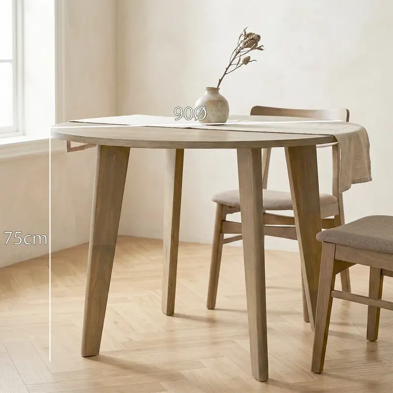 Mesa De Comedor Skien Con Patas Macizas