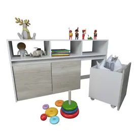 Juguetero 3 Cajones Con Ruedas  Nev...