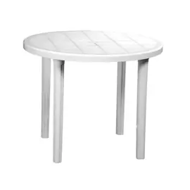 Mesa Redonda 90Cm Antillas Blanca