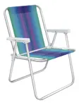 Silla Plegable Alta De Aluminio Mor 2101 Colores Surtidos