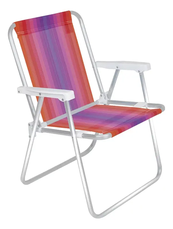 Silla Plegable Alta De Aluminio Mor 2101 Colores Surtidos