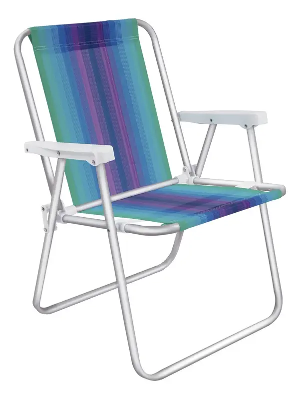 Silla Plegable Alta De Aluminio Mor 2101 Colores Surtidos
