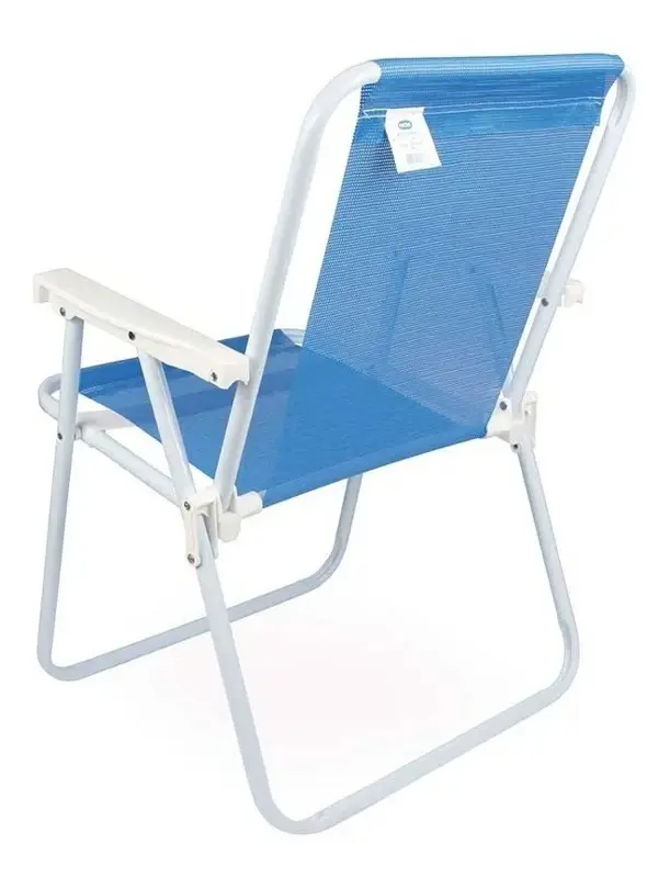 Silla Alta de Acero Mor Sannet Playa Camping 110 Kg