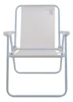 Silla Alta de Acero Mor Sannet Playa Camping 110 Kg