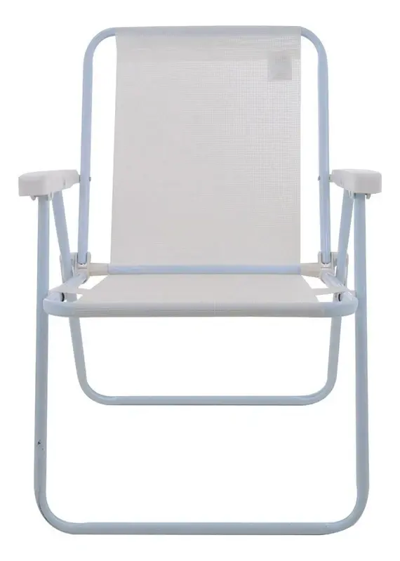 Silla Alta de Acero Mor Sannet Playa Camping 110 Kg