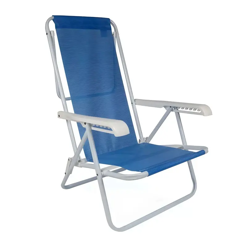 Reposera Sillon Acero Sannet Playa Camping 8 Posiciones Mor