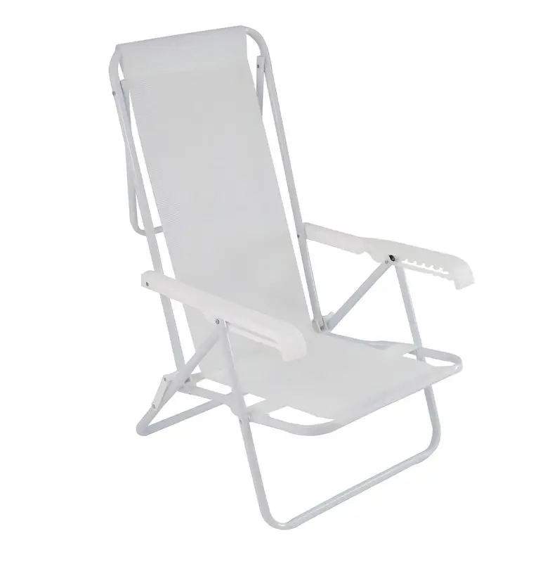 Reposera Sillon Acero Sannet Playa Camping 8 Posiciones Mor