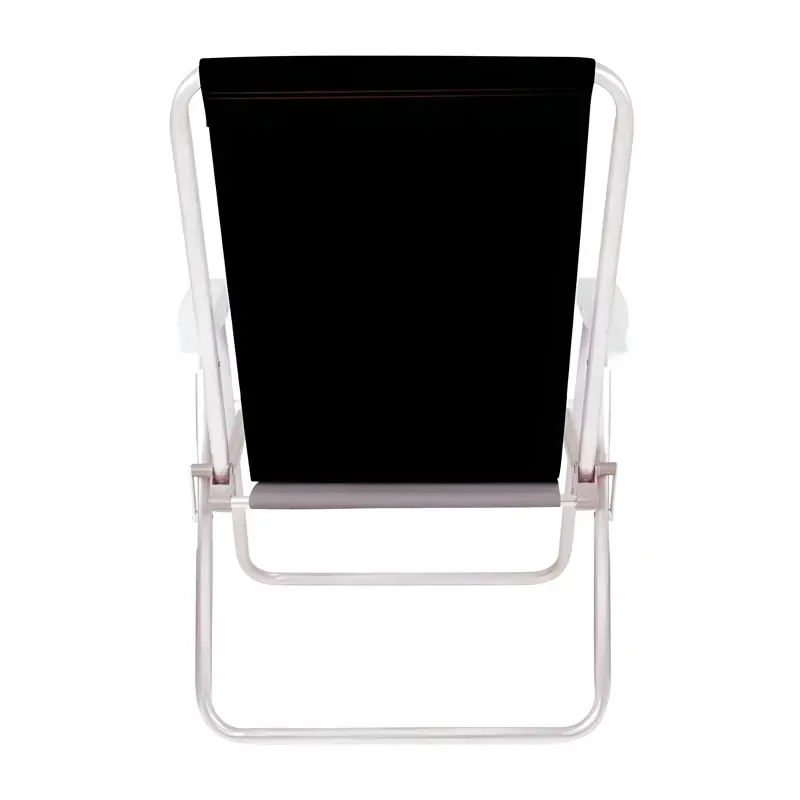 Reposera Sillón Alto Mor Conforto de Aluminio Color Negra