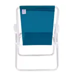 Silla Alta Confort Plegable de Aluminio Mor 2182 Azul Marino