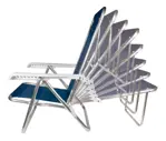Silla Reclinable de Aluminio 8 Posiciones Mor Sannet
