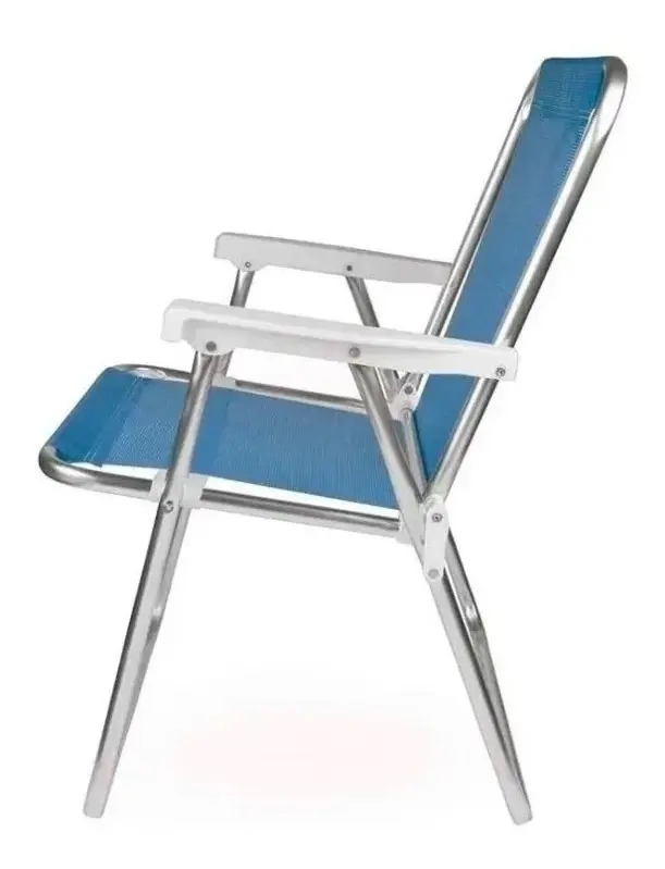 Combo X4 Sillas Alta de Aluminio Mor Sannet Capacidad 110 Kg