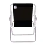 Combo X4 Sillas Confort Mor Sannet Aluminio Cap.120 Kg Negro