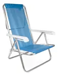 Silla Reclinable de Aluminio 8 Posiciones Mor Sannet
