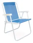 Combo x4 Silla Alta de Acero Mor Sannet Playa Camping 110 Kg
