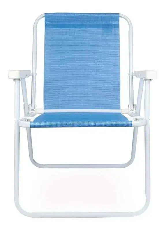 Combo x4 Silla Alta de Acero Mor Sannet Playa Camping 110 Kg