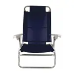 Silla Playa Reposera Aluminio 6 Posiciones Mor Summer Azul