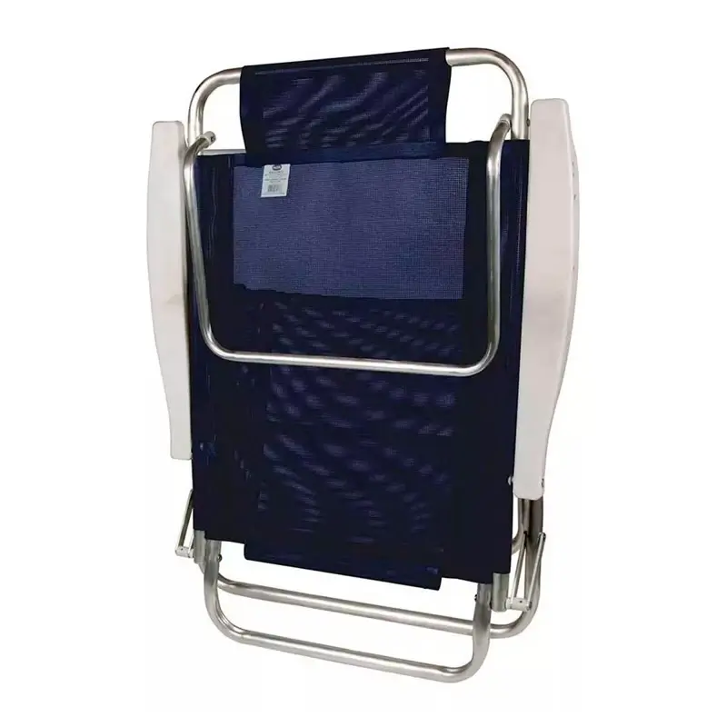 Silla Playa Reposera Aluminio 6 Posiciones Mor Summer Azul