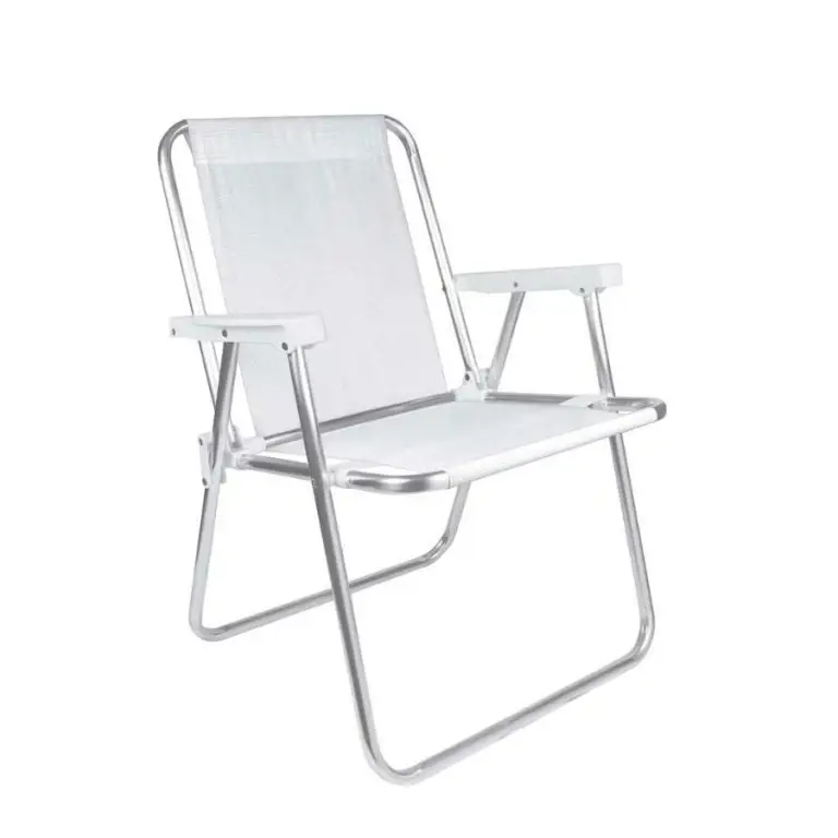 Combo x4 Silla Alta Aluminio Mor Sannet Playa Camping 110 Kg