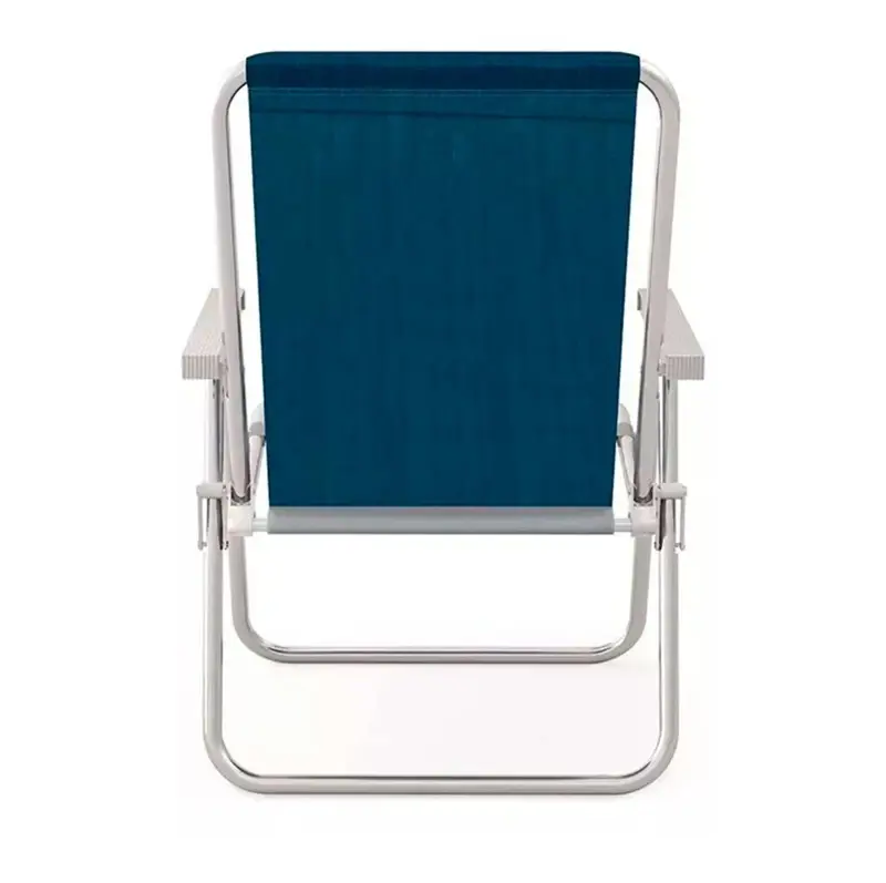 Combo x4 Sillas Confort Mor Azul Sannet Aluminio Cap.120 Kg