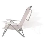 Silla Summer Reposera Aluminio 6 Posiciones Mor Color Blanco