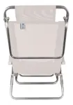 Silla Summer Reposera Aluminio 6 Posiciones Mor Color Blanco