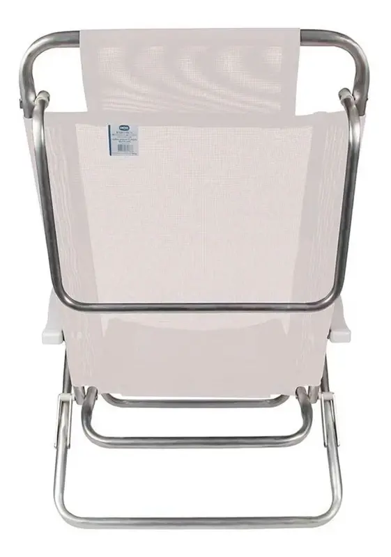 Silla Summer Reposera Aluminio 6 Posiciones Mor Color Blanco
