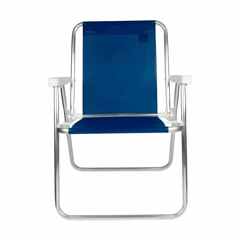 Silla Alta de Playa Sannet Mor de Aluminio Azul Marino