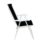 Combo x4 Sillas Respaldo Alto Confort Plegable Alum. Mor