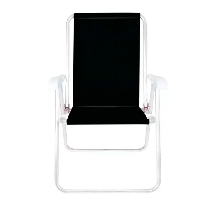 Combo x4 Sillas Respaldo Alto Confort Plegable Alum. Mor