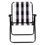 Silla Alta Retro a Cuadros de Acero Mor 2583 110Kg
