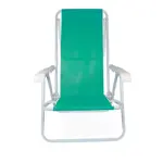 Reposera Reclinable Acero 8 Posiciones Mor 2259 Color Anis
