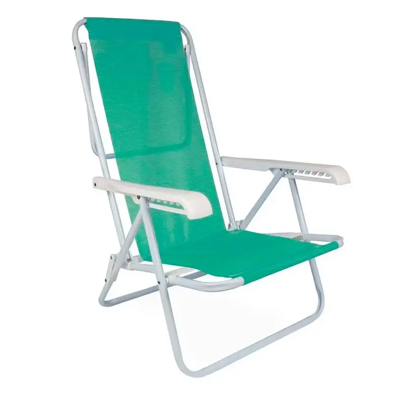 Reposera Reclinable Acero 8 Posiciones Mor 2259 Color Anis