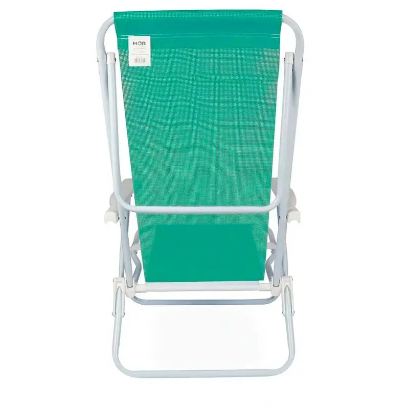Reposera Reclinable Acero 8 Posiciones Mor 2259 Color Anis