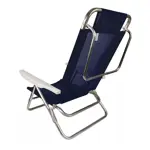 Kit X2 Reposera Silla Playa Aluminio 6 Posiciones Mor Summer