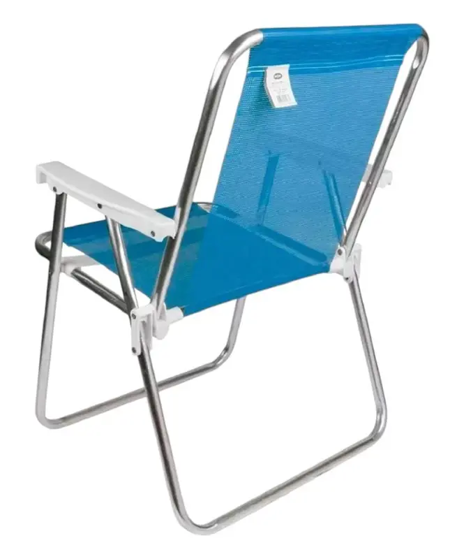 Kit X2 Silla Alta de Aluminio Mor Sannet Playa Camping 110Kg