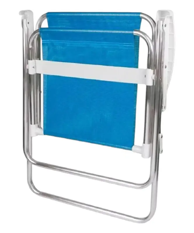 Kit X2 Silla Alta de Aluminio Mor Sannet Playa Camping 110Kg
