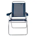 Kit X2 Silla Reclinable Mor Boreal De Aluminio C/Portavasos
