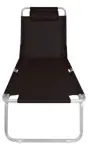 Kit x2 Reposera Camastro Aluminio Plegable 4 Pos. 100 Kg Mor