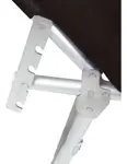 Kit x2 Reposera Camastro Aluminio Plegable 4 Pos. 100 Kg Mor