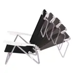 Kit X4 Sillas Reposeras de Aluminio 6 Posiciones Mor Summer